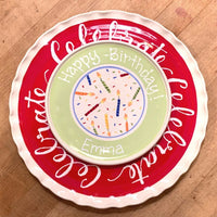 Happy Birthday Plate