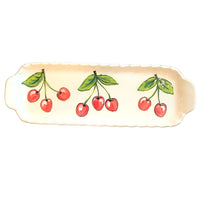 Cherry Medium Handled Rectangular Tray