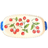 Cherry Large Handled Tray