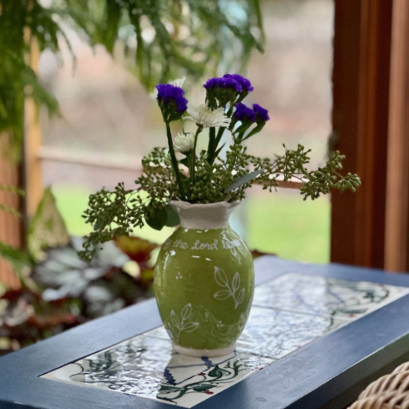 Blessing Plumeria Vase