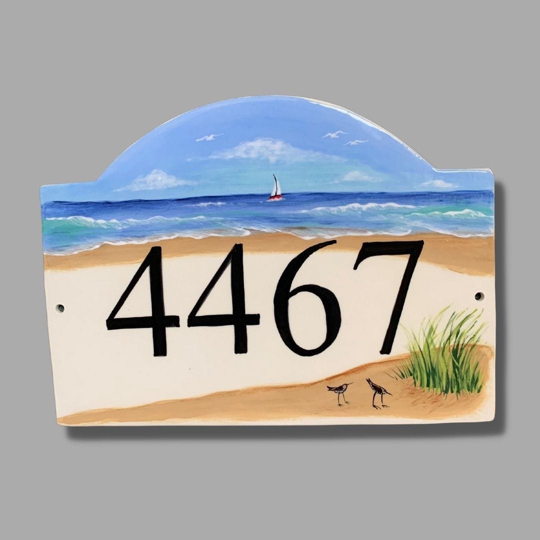 Lakeshore Address Tile