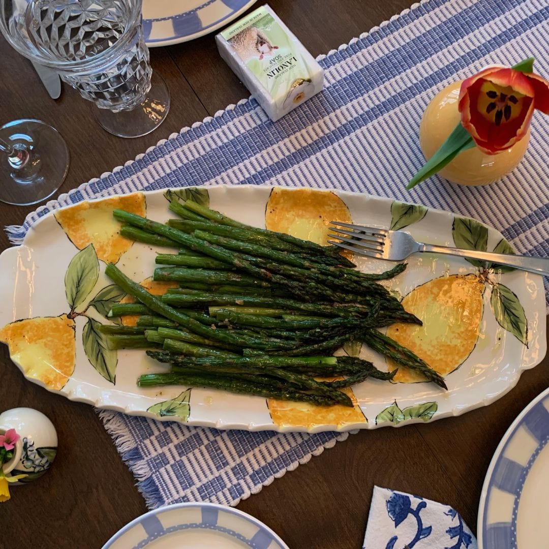 Lemon Large Handled Tray