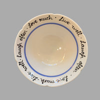 Full Color Simple Floral Medium Blessing Bowl (options)