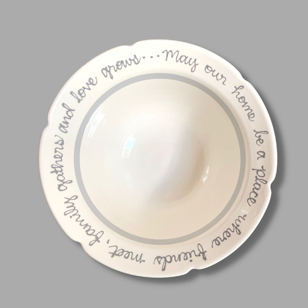 Contemporary Leaf Blessing Bowl