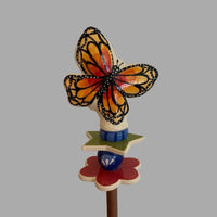 Monarch Butterfly Garden Sculpture