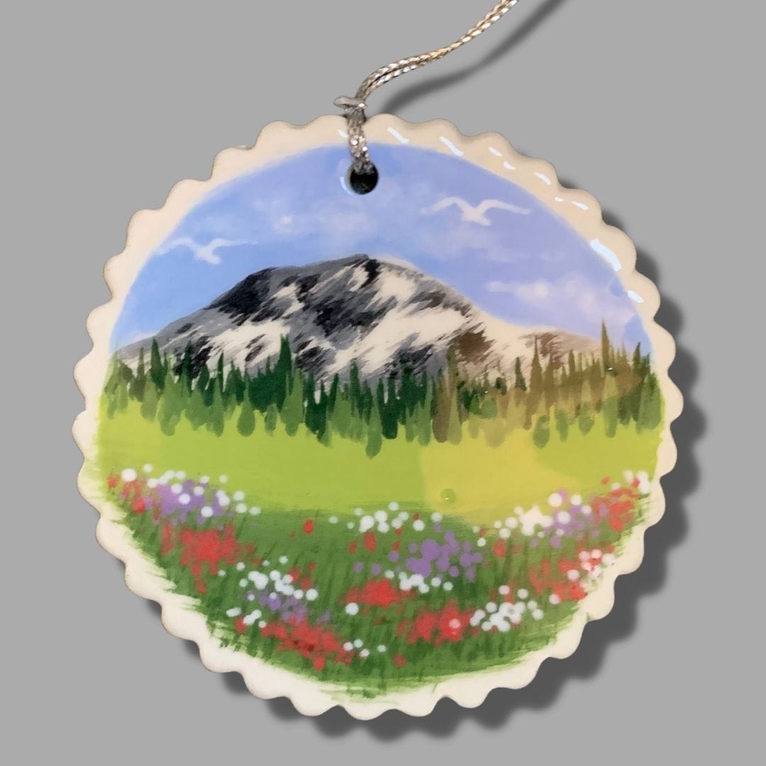 Travel Memories: Mountain Ornament
