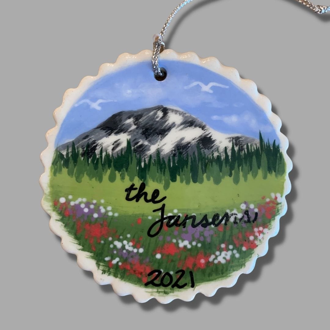 Travel Memories: Mountain Ornament