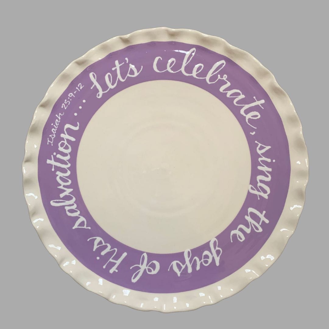 Celebration Large Plate (color options)