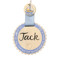 Children's Blessing Name Sign (decorative options)