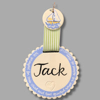 Children's Blessing Name Sign (decorative options)