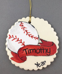 Baseball Ornament