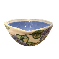 Blue Hydrangea Serve Bowl