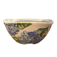 Blue Hydrangea Serve Bowl