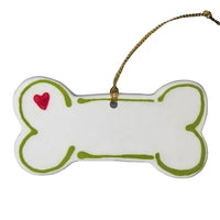 Green Bone Ornament