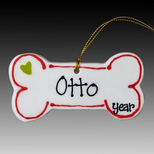 Red Bone Ornament