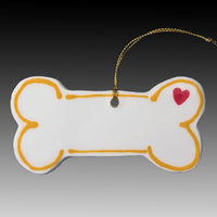 Yellow Bone Ornament