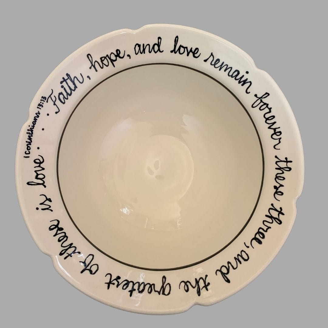 Monogram Blessing Bowl