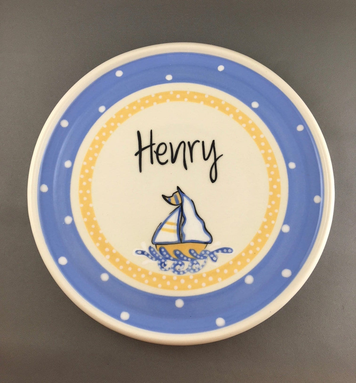 Sailboat Plate