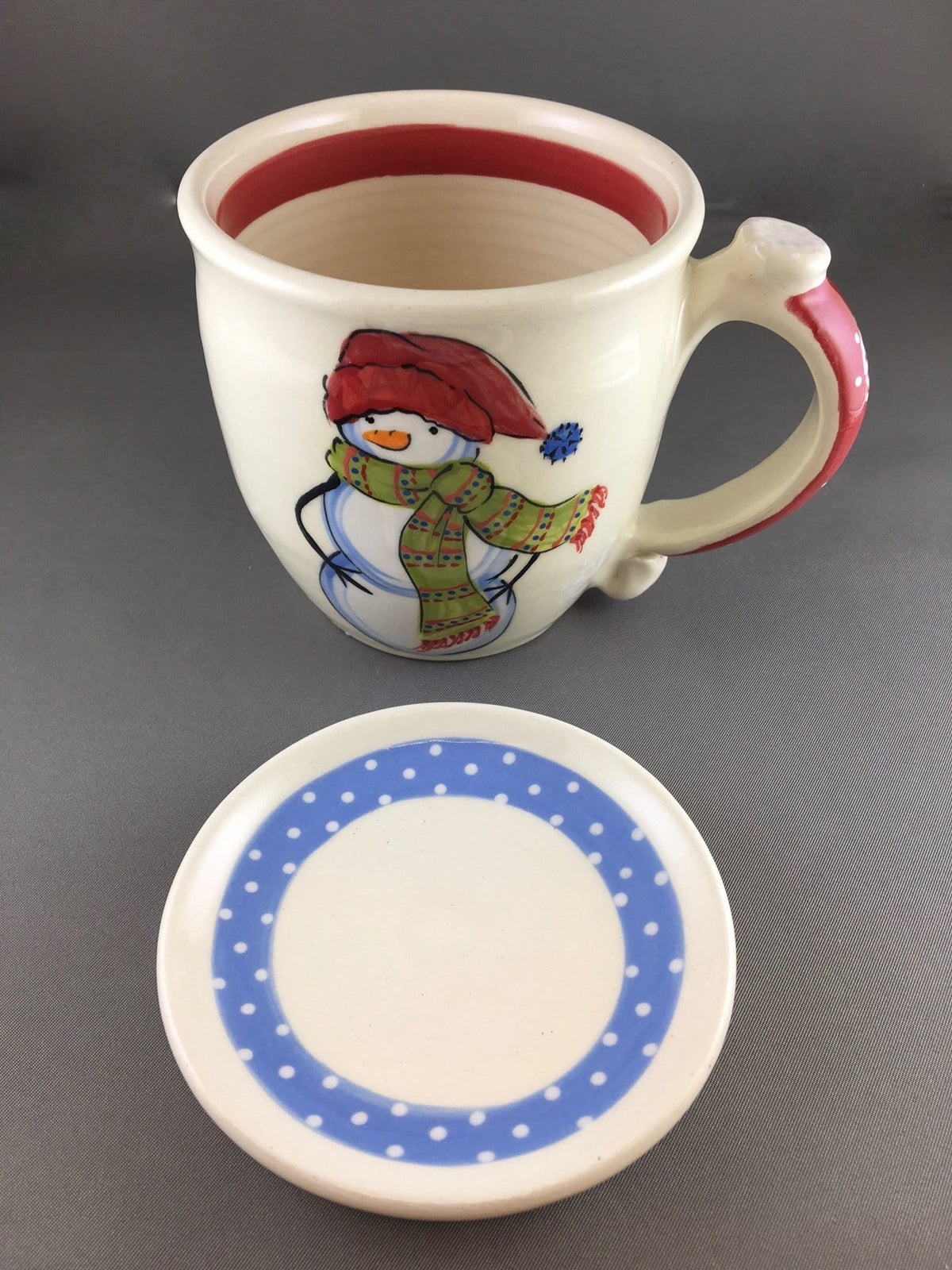 Mug Cover next to mug