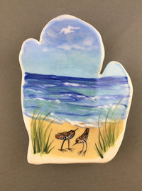 Michigan Tea Bag Holder: Birds