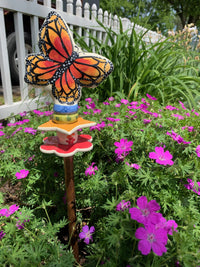 Monarch Garden Sculpture