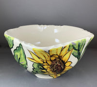 Corner view of Sunflower Serve Bowl