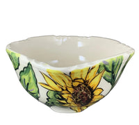 Corner view of Sunflower Serve Bowl