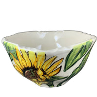 Corner view of Sunflower Serve Bowl