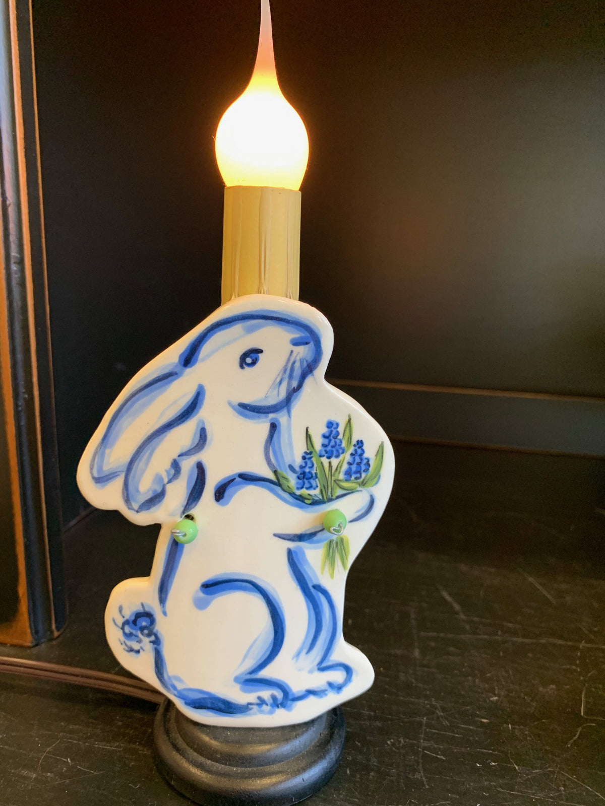 Grape Hyacinths Candle Lamp