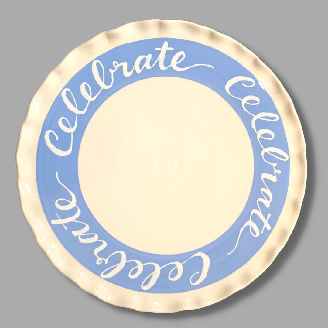 Celebration Large Plate (color options)