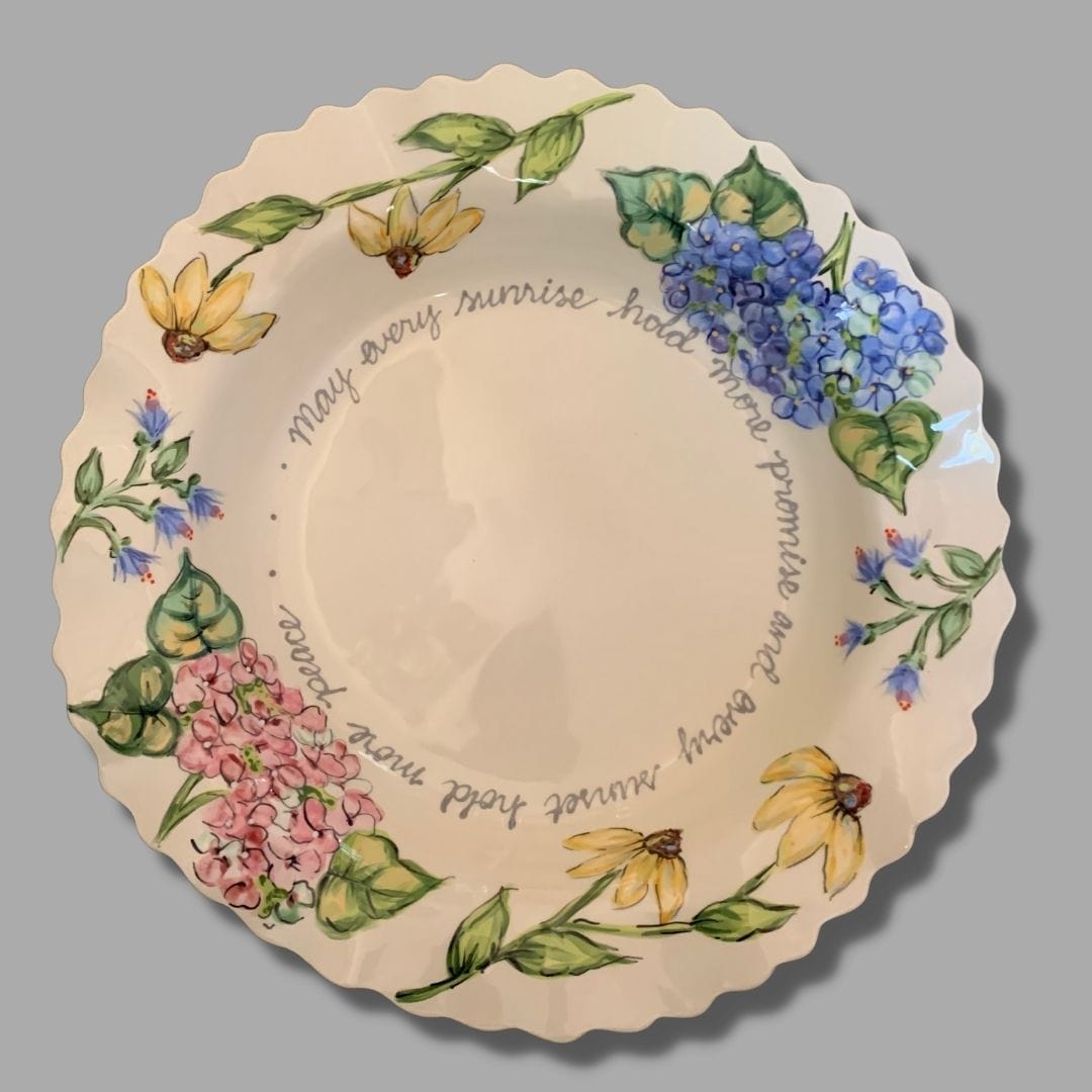 Multi-Floral Large Blessing Bowl