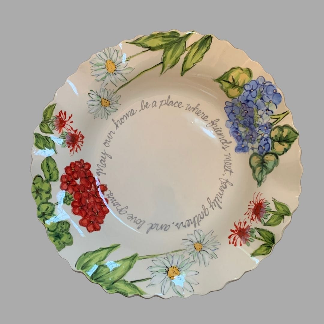 Summer Multi-Floral Large Blessing Bowl