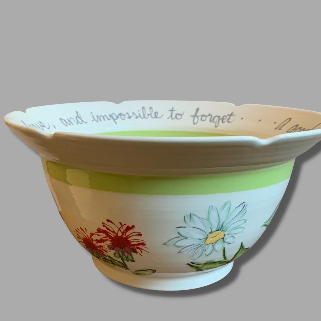 Summer Multi-Floral Medium Blessing Bowl