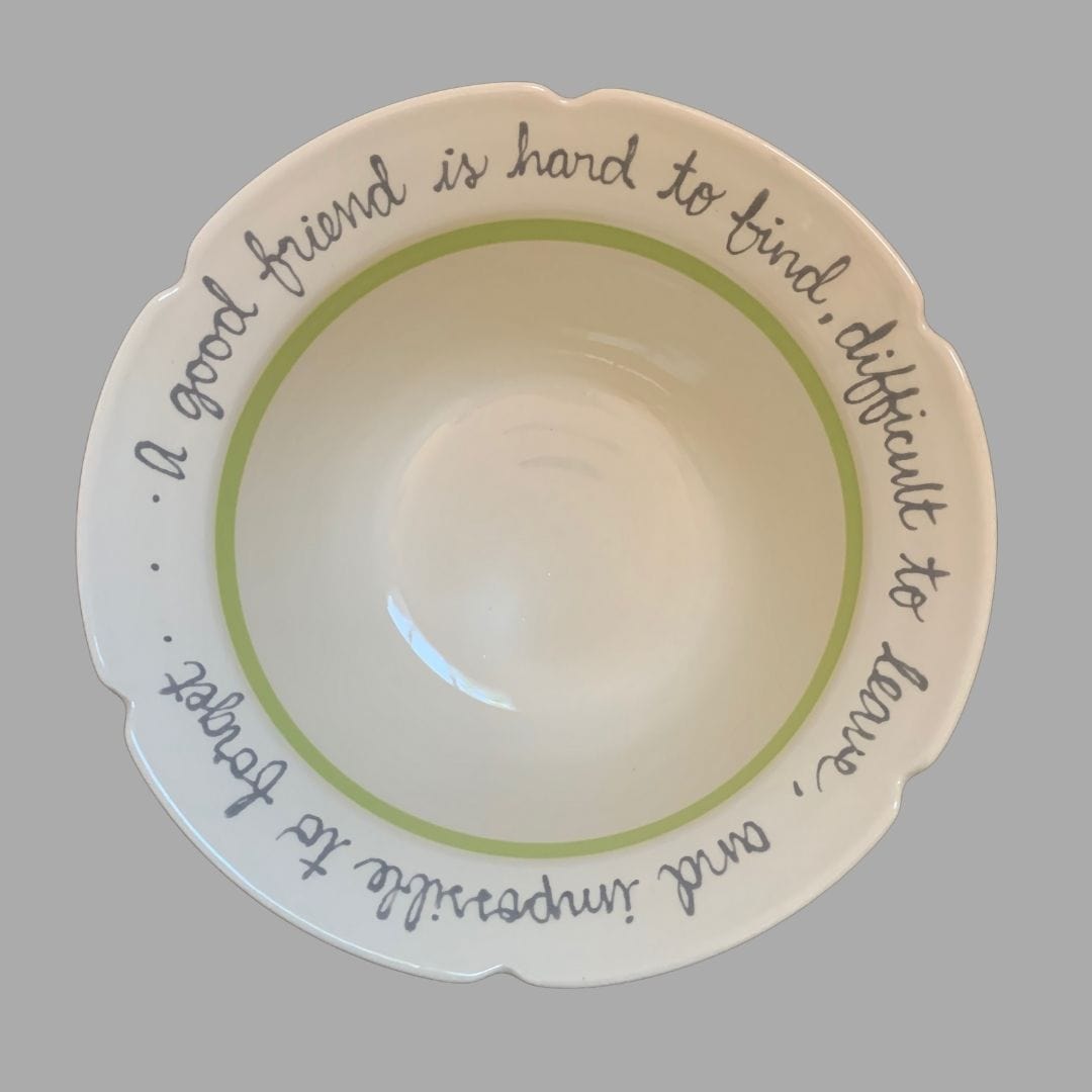 Summer Multi-Floral Medium Blessing Bowl