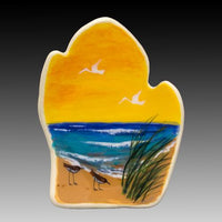 Michigan Shape Dip with Sunset