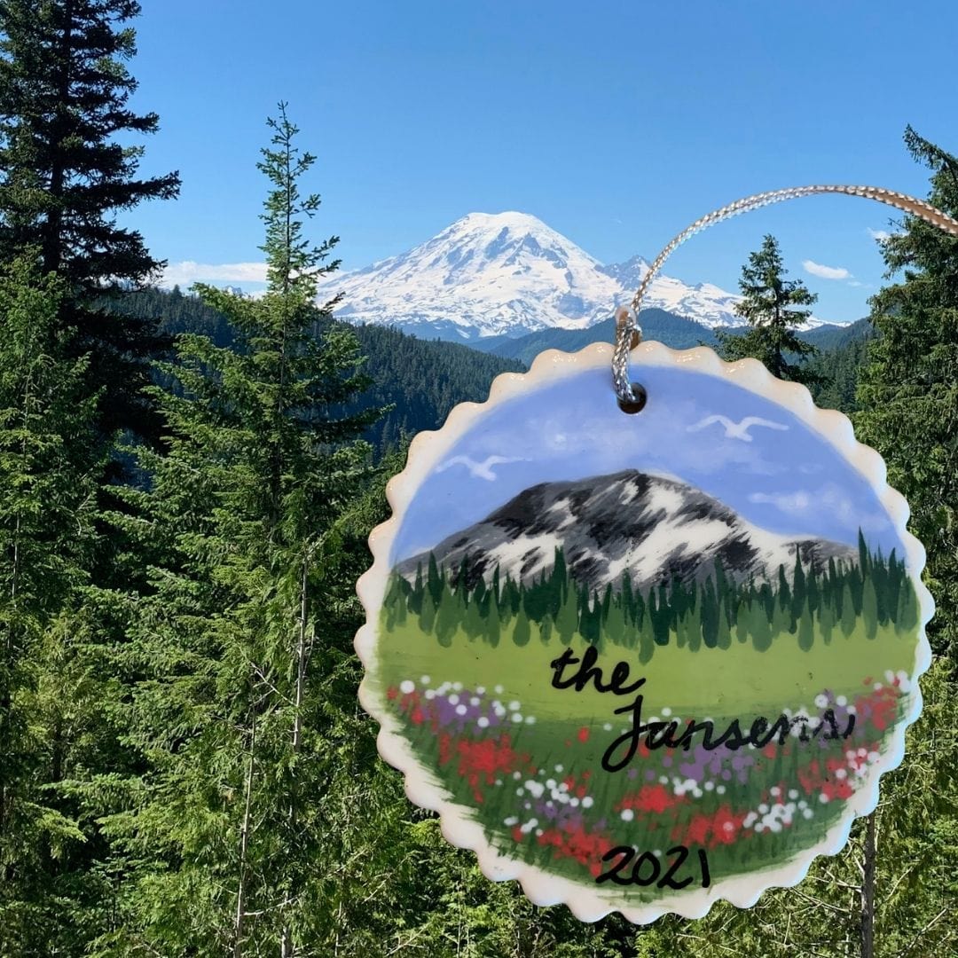 Travel Memories: Mountain Ornament