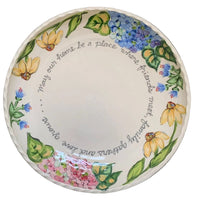 Multi-Floral Large Blessing Serve Bowl