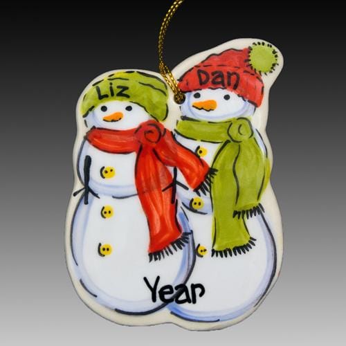 Svelte Snowman Couple