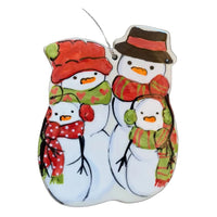 Snowman Family Ornament - 2 Kids