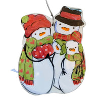 Snowman Family Ornament - Baby & Child