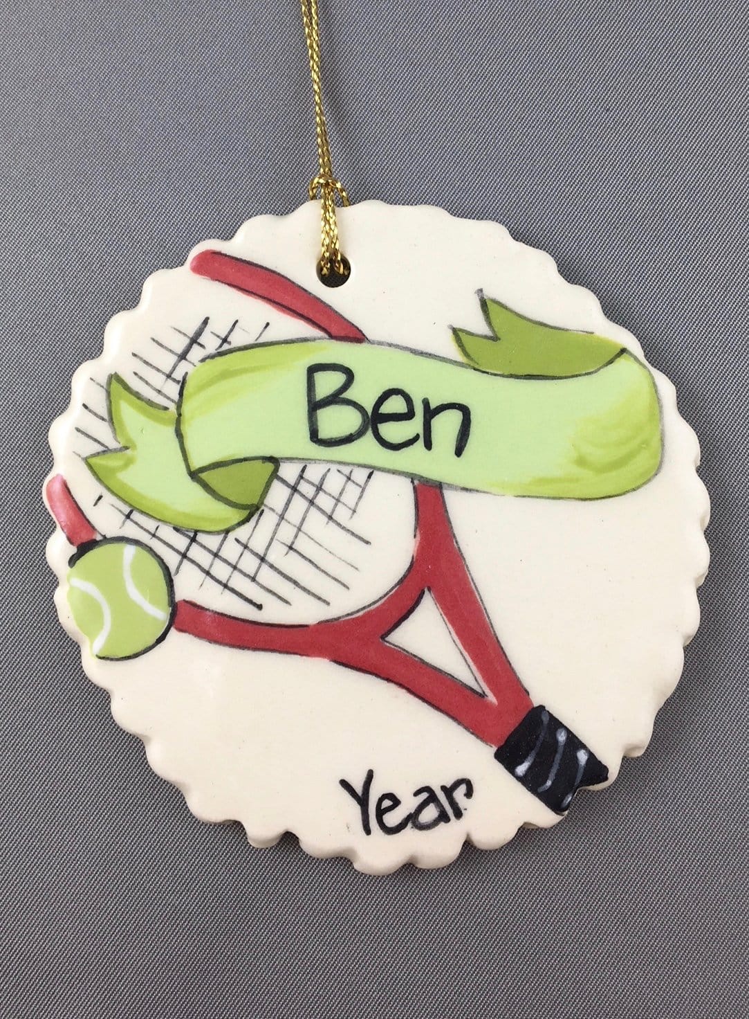 Tennis Ornament