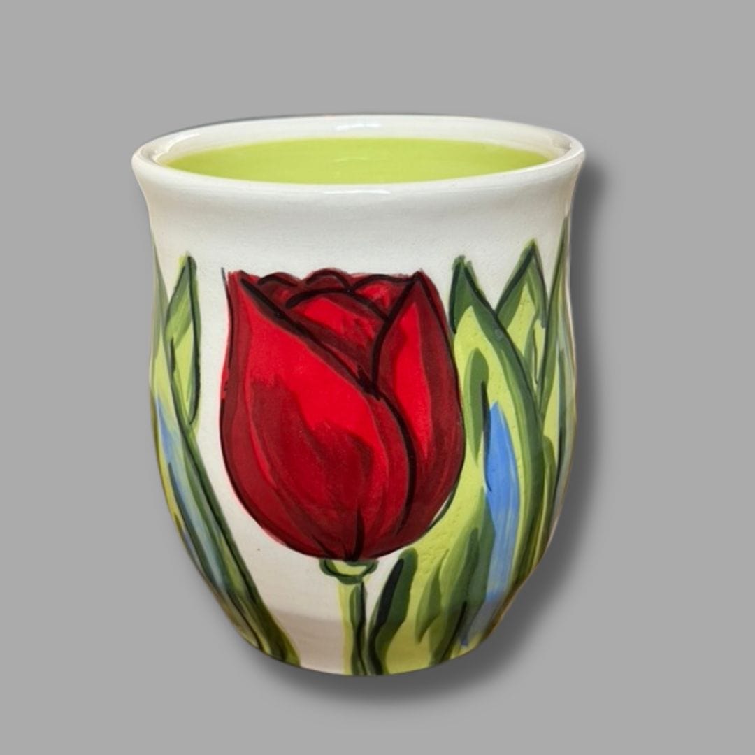Red Tulip Mug