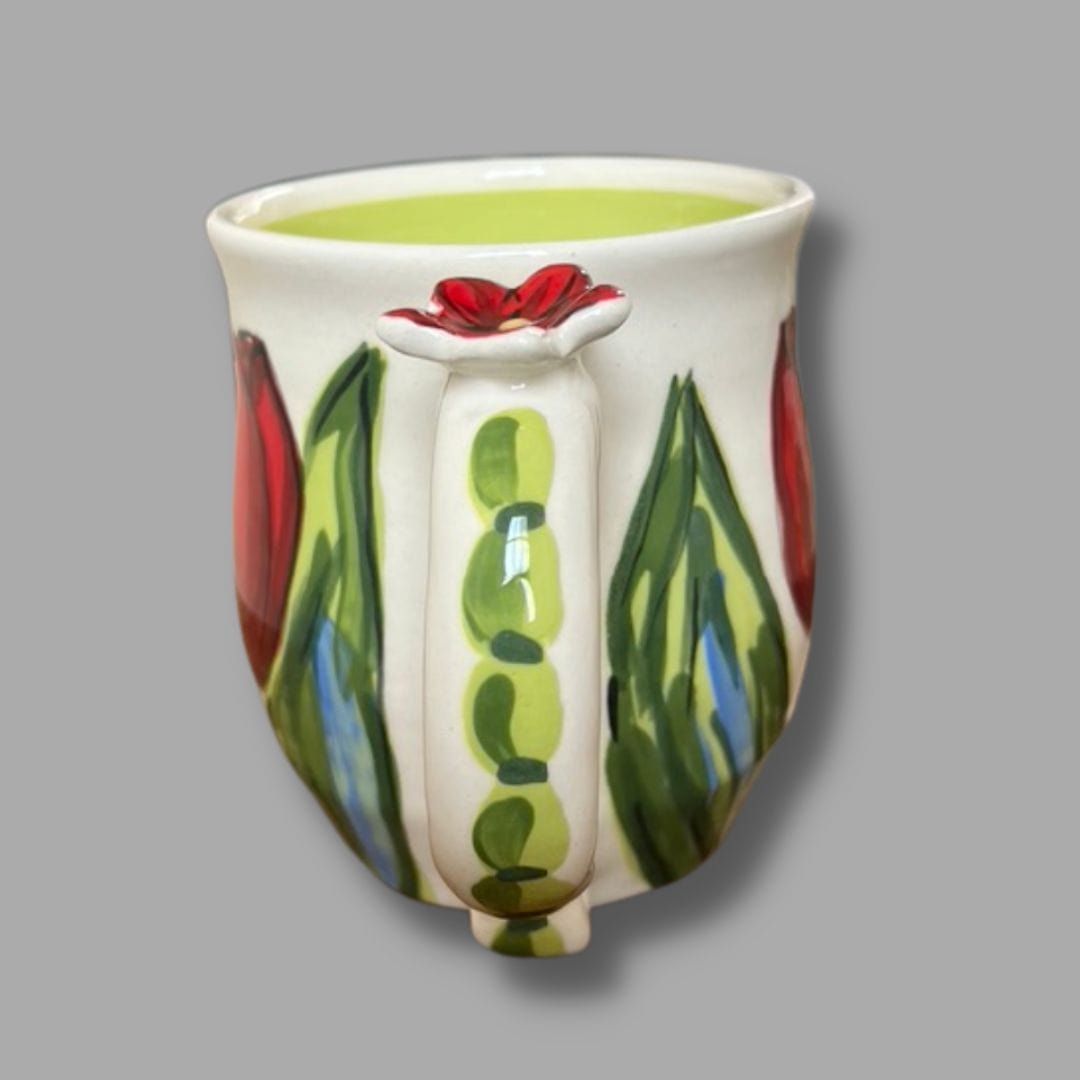 Red Tulip Mug