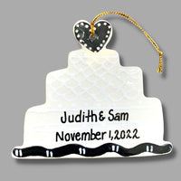 Wedding Cake Ornament
