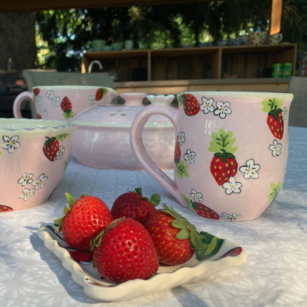 Pink Strawberry Design