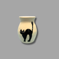 Limited Edition Black Cat Mini Vase