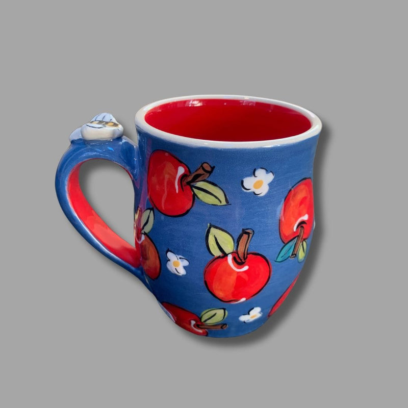 Apple Mug in Blue