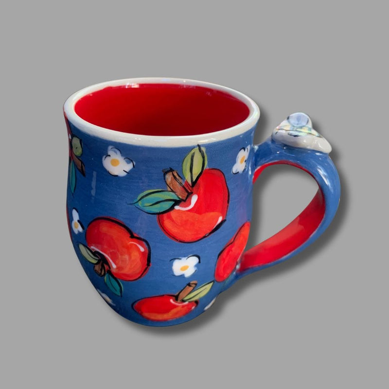 Apple Mug in Blue