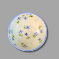 Blue Flower Nesting Dip Bowls: set of 3