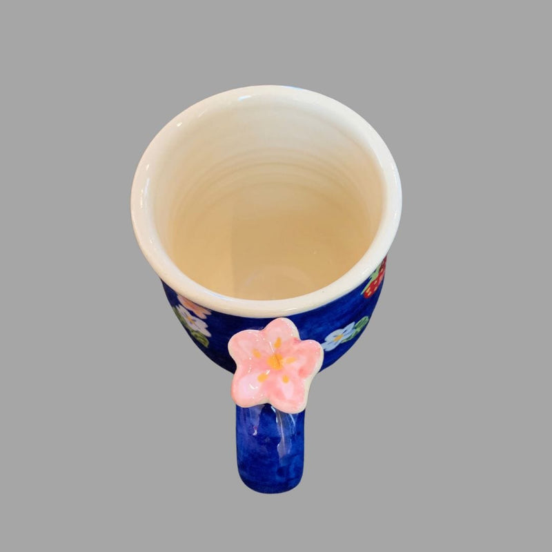 Strawberry Mug, Blue